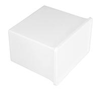 Grande Boîte de Rangement en Plastique avec Couvercle, Récipient d'organisation Empilable pour le Bureau à la Maison, Apparence élégante, Matériau Haut, Boucle Haut, Poignée de Traction, (Taille de