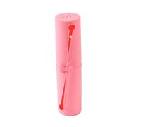 Grande boîte de rangement en silicone pour pinceaux de maquillage de voyage, a
