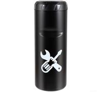 Grande boîte de rangement étanche pour outils de vélo avec coque rigide pour protection contre les chocs, convient pour les réparations de vélos et s'adapte aux porte-bidons standard