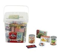 Grande boîte de rangement garnie de boîtes d'aliments factices avec des marques connues et en langue française - 7210 Multicolore G