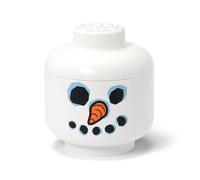 Grande boîte de rangement Tête de bonhomme de neige