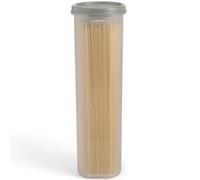 Grande boîte de rangement transparente pour spaghettis et pâtes avec couvercle. Organisation multi-usages et rangement des aliments pour nouilles, haricots, pailles - Hermétique et étanche sans BPA, 1