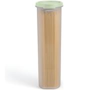Grande boîte de rangement transparente pour spaghettis et pâtes avec couvercle. Organisation multi-usages et rangement des aliments pour nouilles, haricots, pailles - Hermétique et étanche sans BPA, 1