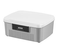 Grande boîte de rangement verrouillable pour réfrigérateur - Boîte verrouillable avec code - Boîte de verrouillage de qualité alimentaire pour médicaments, aliments, téléphone, documents de bureau