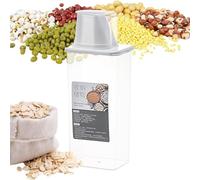 Grande boîte de stockage de céréales, récipient de stockage hermétique avec ouverture verseuse, récipient de transparent pour le riz, la farine, les lentilles, le café, le sucre et la nourrit