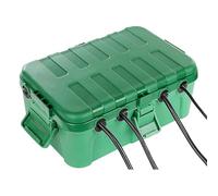 Grande boîte électrique résistante aux intempéries - Câble d'extension étanche pour extérieur | Boîte sèche pour électricité extérieure | Boîte de jonction pour outils de jardin, connecteurs