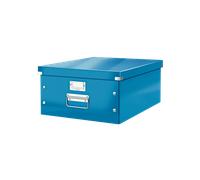 Grande Boîte en Carton avec couvercle format A3+ Multi Usages - Bleu