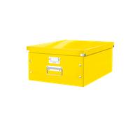 Grande Boîte en Carton avec couvercle format A3+ Multi Usages - Jaune