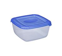 Grande boite hermétique de congélation carrée 2,5 litres - Bleu