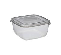 Grande boite hermétique de congélation carrée 2,5 litres - Gris