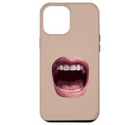 Grande Bouche Ouverte pour Crier ou Chanter Coque pour iPhone 12 Pro Max