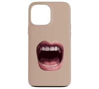 Grande Bouche Ouverte pour Crier ou Chanter Coque pour iPhone 13 Pro Max