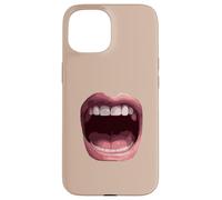 Grande Bouche Ouverte pour Crier ou Chanter Coque pour iPhone 15