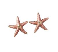 Grande boucle d'oreille étoile de mer pour femmes filles émail uniques surdimensionne la mer étoile personnalisée exagérée des accessoires de dames