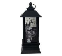 Grande bougie en forme de citrouille - Décoration d'Halloween avec bougie chauffe-plat LED - Bougie sans flamme pour décoration de fête ou maison - Htw192 (noir 3, 5 x 5 x 13 cm)