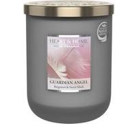 Heart and Home Bougie parfumée Ange gardien – cire naturelle de soja, grande jarre 75h
