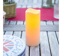 Grande Bougie Pilier LED pour Extérieur à Piles