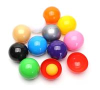 Grande boule de loterie de 7 cm, 50 pièces, boules de loterie, boules de tombola, boules de bingo, boules creuses en plastique, adaptées à la machine, boules de machine à gommes, boules de bière-pong