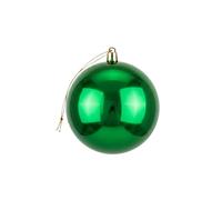 Grande Boule de Noël de 25 cm en PVC incassable avec Finition Brillante - Décorations festives à Suspendre pour Sapin de Noël - Décoration Ronde pour décoration d'intérieur de Vacances
