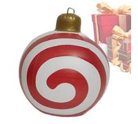 Grande boule de Noël gonflable géante - Décoration de Noël - 61 cm - Ornements gonflables d'extérieur pour ajouter une touche à votre sapin de Noël (1 pièce)