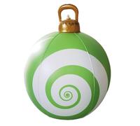 Grande boule de Noël gonflable géante - Décoration de Noël - 61 cm - Ornements gonflables d'extérieur pour ajouter une touche à votre sapin de Noël (1 pièce)