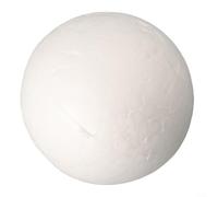 Grande boule en polystyrène blanc massif de 9 cm - Grande taille (7 cm) | Taille de 7 cm, matériau léger, parfait pour le modélisme, les personnages de dessins animés, les modèles de planète