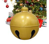 Grande boule gonflable de Noël pour décoration de terrasse | Boule gonflable en PVC en forme de cloche pour extérieur, jardin, cour, porche, terrasse, salon, bureau, école