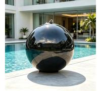 Grande boule miroir gonflable brillante à suspendre ou poser - Ballon à bulles disco en PVC pour Noël, anniversaire, fête, mariage, décoration et autres événements (1 pièce, 150 cm sans pompe)