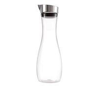 Grande Bouteille de Jus avec Couvercle, Carafe à Eau Transparente en Acrylique de 1,2 L, Plastique Résistant aux Hautes Températures, pour L'extérieur, les Pique-niques, les Fêtes