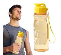 Grande bouteille d'eau à l'épreuve des fuites - Bouteille de sport pour boire quotidiennement, grande capacité | Conteneur d'eau portable et sûr, idéal pour le camping, les sports de plein air