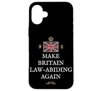 Grande Bretagne GB Patriots UK FIERTÉ Britannique Conforme À LA Loi Coque pour iPhone 16 Plus