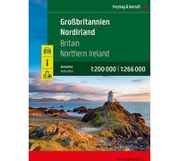 Grande-Bretagne - Irlande du Nord, Atlas automobile 1:200.000 - 1:266.000, freytag & berndt