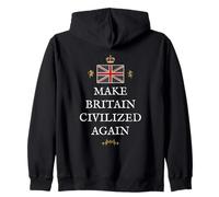 Grande-Bretagne Patriote Fierté Britannique civilisée à Nouveau au Royaume-Uni Sweat à Capuche