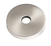 Grande bride de bras de douche en acier inoxydable 304, rosace de bras de douche pour remplacement de tuyau G1/2" à la maison (brossé)