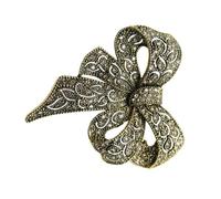 Grande broche à la mode avec strass élégants Broche à la mode Accessoire Bijoux élégants pour mariage Broche légère, taille unique, comme décrit