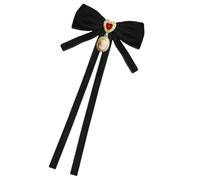 Grande broche élégante en forme de nœud papillon pour vêtements, bijoux adaptés pour les mariages et les fêtes, diverses occasions, taille unique, Comme décrit