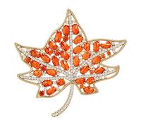 Grande broche en érable pour corsage de femme, épingle à manteau