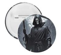 Grande broche ronde en fer blanc personnalisable pour les enseignants, les infirmières, les médecins, le personnel, les accessoires de fête, 1PCS, Plastique, Plastiques