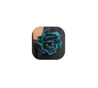 Grande broche vintage en forme de rose rouge de 15 cm pour mariage, banquet, vêtements, accessoires, bijoux, cadeaux pour femme, Soie, Pas de gemme