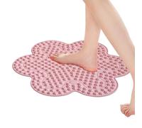 Grande brosse à pieds - Rondelle de pieds, tapis de massage en silicone de 40 cm - Masseur de pieds antidérapant pour douche, nettoyeur de pieds avec fonction de massage, lavable
