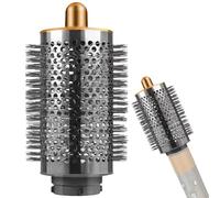 Grande brosse ronde volumisante pour Dyson Airwrap, grande brosse ronde compatible avec Airwrap HS01/HS05, pour tous les types de cheveux (doré)