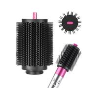 Grande brosse volumisante ronde améliorée compatible avec Dyson Airwrap Multi-Styler, réduit les frisottis pour un style volumineux et rebondissant, compatible avec HS01 HS05 i.d. Fuchsia