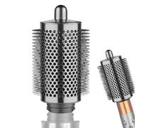 Grande brosse volumisante ronde améliorée pour accessoires Dyson Airwrap, brosse de fixation volumisante pour cheveux mouchetés, cheveux plats, accessoires de bouclage, gris