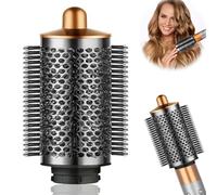 Grande brosse volumisante ronde améliorée pour Dyson Airwrap HS05/HS01 Multi-Styler, 7,6 cm pour cheveux plats et mouchettes, doré