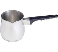 Grande cafetière turque de 700 ml en acier inoxydable Cezve Briki Ibrik Gr rabe Chauffe-beurre et lait universel, petite casserole à sauce