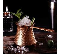 Grande cafetière turque en aluminium et cuivre Cezve, cafetière grecque, cafetière arabe, cafetière turque, pour hôtel, café, restaurant