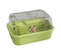 Grande cage à hamster - Enclos à deux étages - Enclos pour petits animaux avec roue pour lapins, gerbiers, écureuils, chinchillas, dortoirs, salon