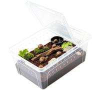 Grande cage à lézard transparente ventilée pour reptiles | Enclos pour reptiles caméléons pour animaux de compagnie, amphibiens, reptiliens, arachnides, tortues, araignées