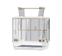 Grande cage à oiseaux décorative transparente - Cage de transport d'oiseaux de luxe carrée pour plusieurs petits oiseaux - Facile à transporter