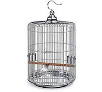 Grande cage à oiseaux en acier inoxydable avec crochets métalliques pour l'extérieur, disponible en 6 tailles